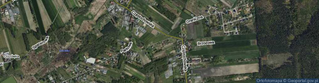 Zdjęcie satelitarne Kopiecka ul.